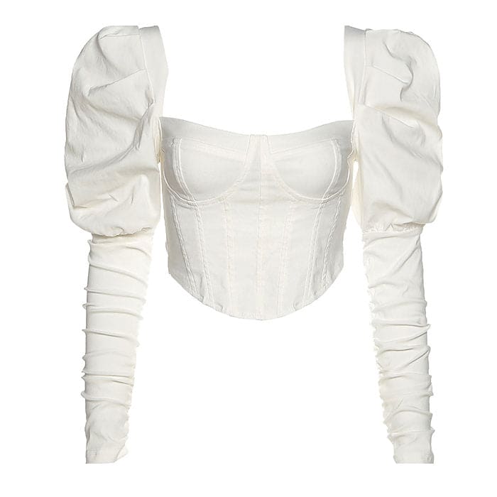 French Chic Corset Top - Tops