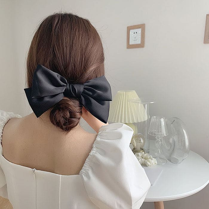 French Satin Hair Bow - Other