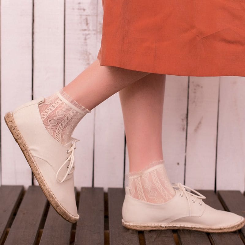 Frill Trim Lace Socks