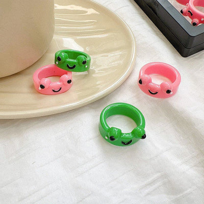 Frog Couple Rings Set - ring