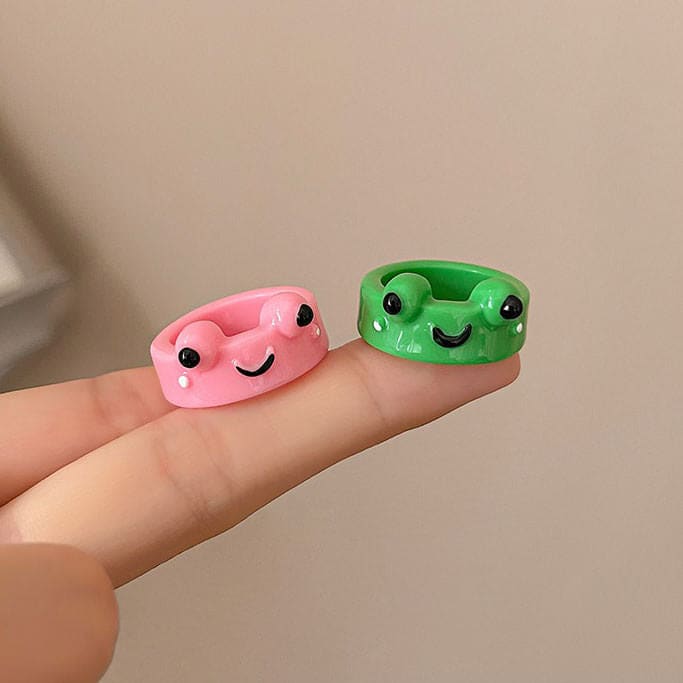 Frog Couple Rings Set - ring