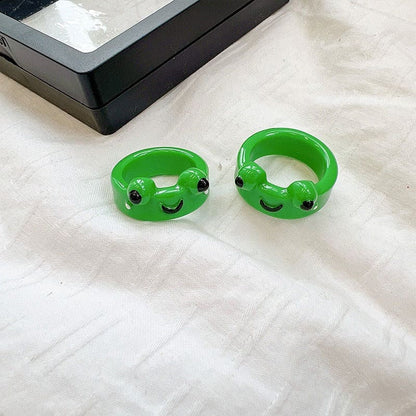 Frog Couple Rings Set - ring