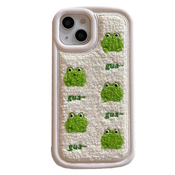 Frog Embroidery IPhone Case - iPhone 11 / 1 - IPhone Case