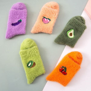 Fruit Fuzzy Socks - Socks