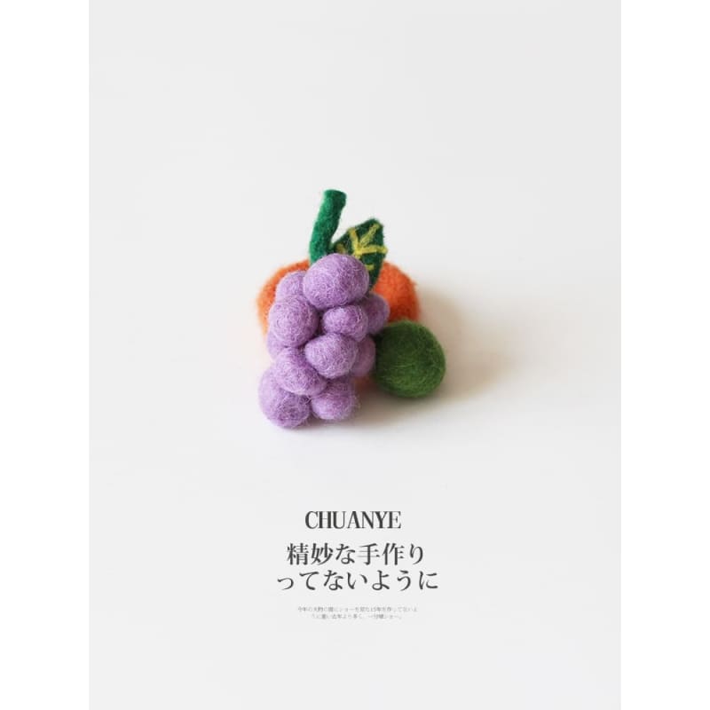 Fruit / Vegetable / Floral Felt Hair Tie