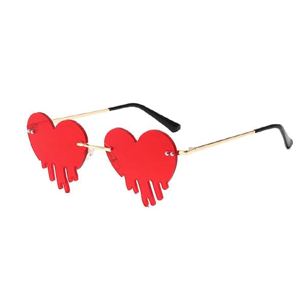 Funny Melting Heart Glasses - Glasses