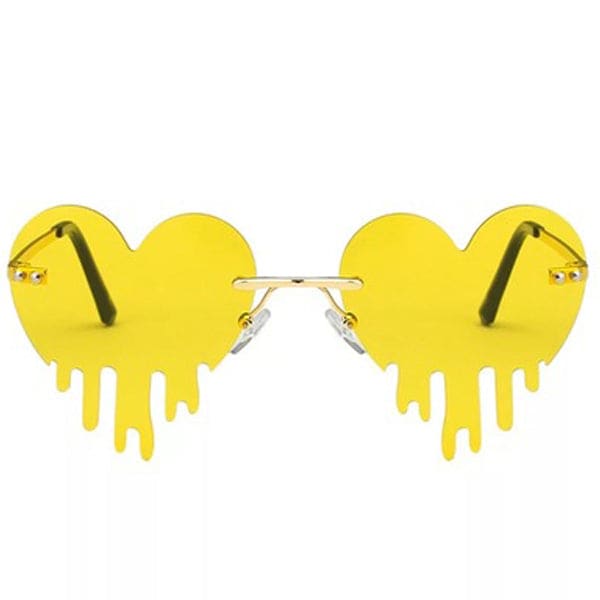 Funny Melting Heart Glasses - Glasses