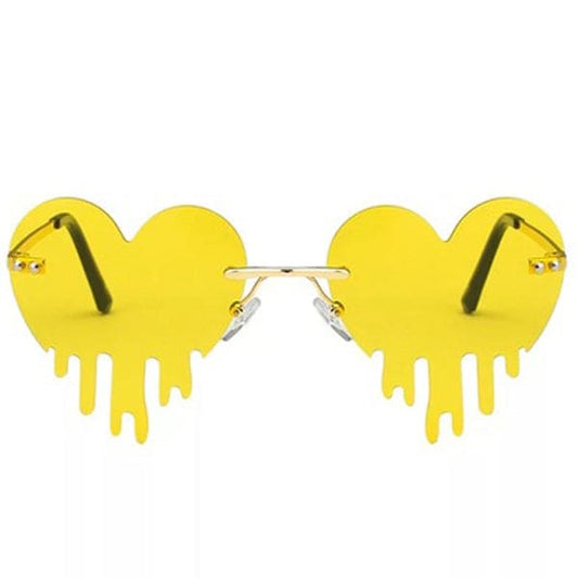 Funny Melting Heart Glasses - Glasses