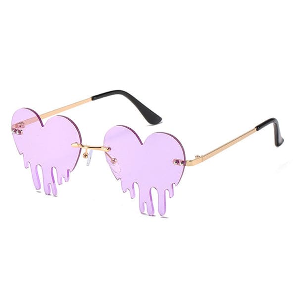 Funny Melting Heart Glasses - Glasses