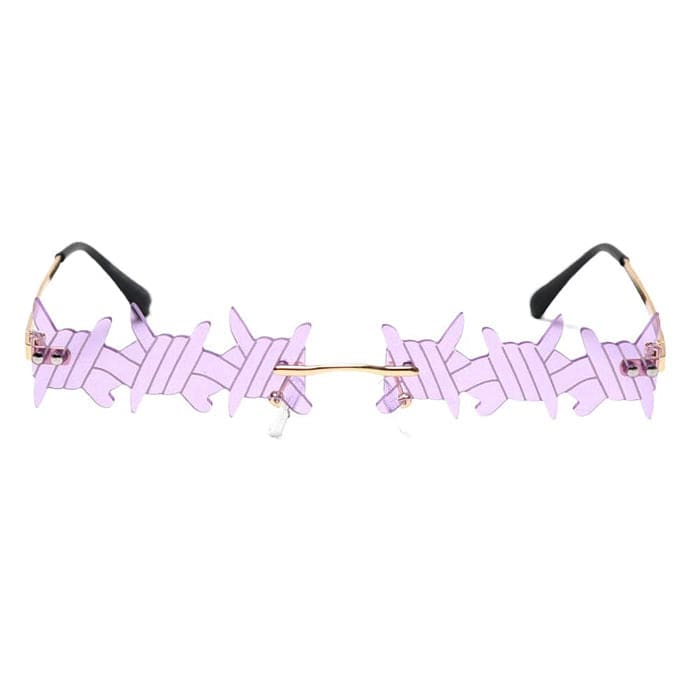 Funny Sunglasses - Purple - Glasses