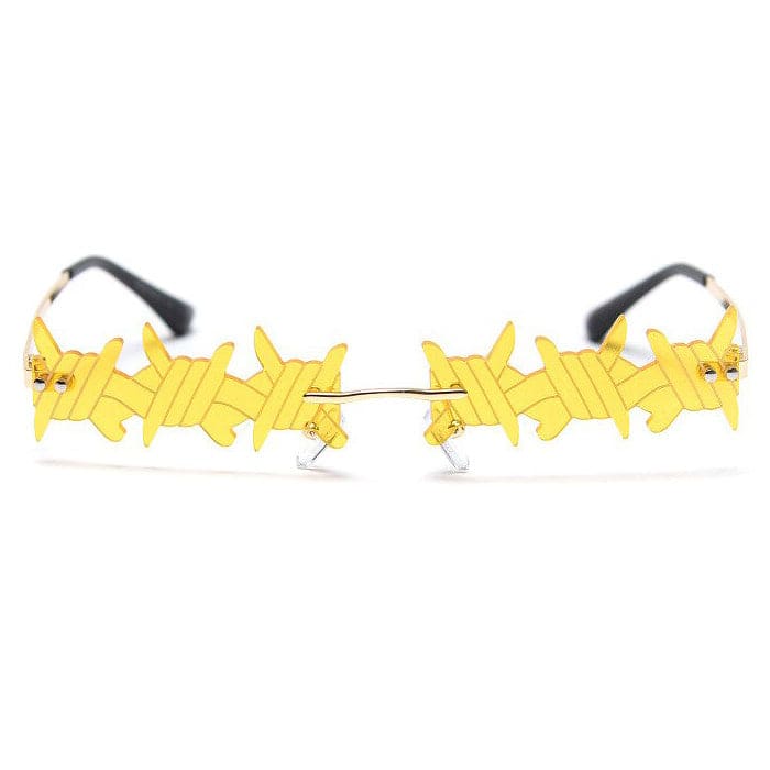 Funny Sunglasses - Yellow - Glasses