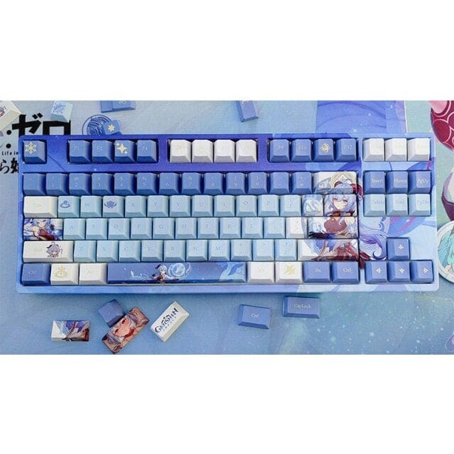 Ganyu Game Player Cosplay Keycaps MK16794