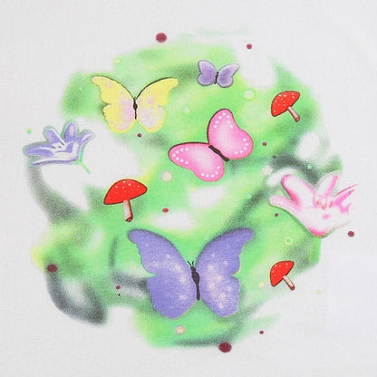 Garden Butterfly Crop Top - Tops