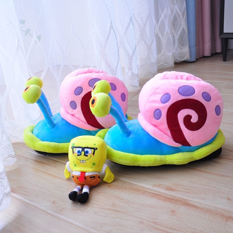 Gary Snail Slippers - Lovesickdoe