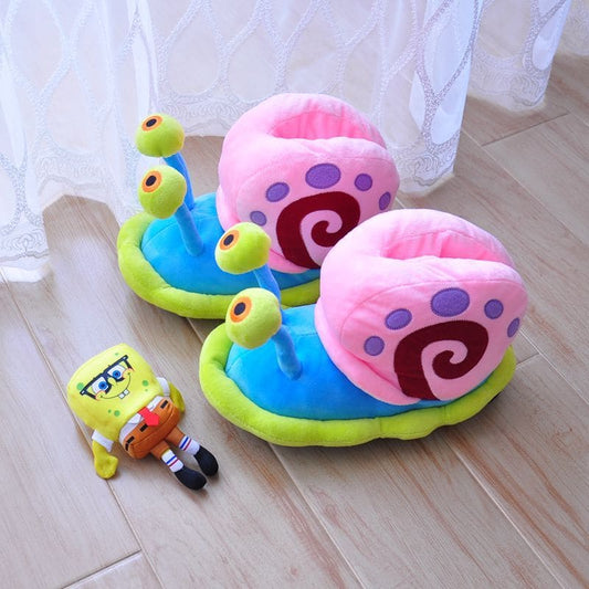 Gary Snail Slippers - Lovesickdoe