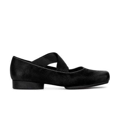 Genuine Leather Block Heel Pumps (Various Designs) - 2cm