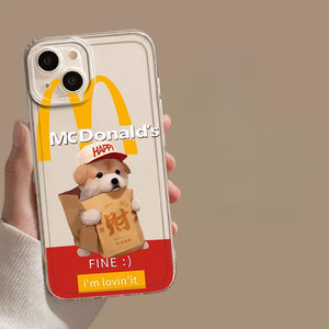 Get Rich Puppy Phone Case - For iPhone 15 / Puppy