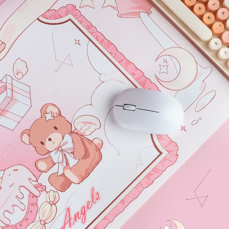 GG Pastel Sweet Dreamy Bear and Cake Mouse Pad ON1486