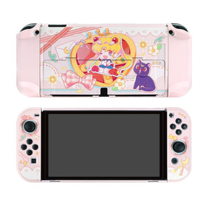 GG Sailor Moon Pastel Pink Switch Skin ON1483 - Oled case