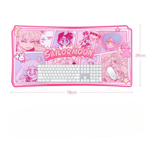 GG Sailor Moon Retro Pink Comic Mouse Pad ON1481 - Pink