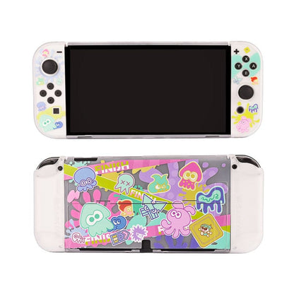 GG Transparent Splatoon Switch Skin ON1491 - Oled case