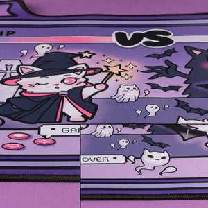 GG Witchy Ghosty Cat Fight Mouse Pad ON1485 - 745x390mm