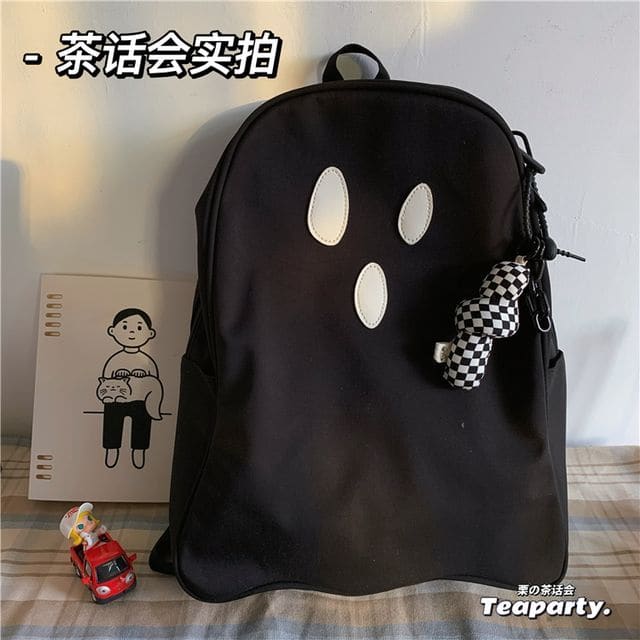 Ghost Expression Backpack - With Knotted Charm