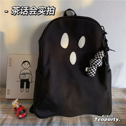 Ghost Expression Backpack - With Knotted Charm