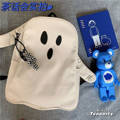 Ghost Expression Backpack - With Knotted Charm