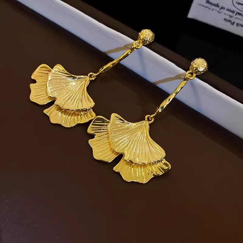 Gingko Drop Earring