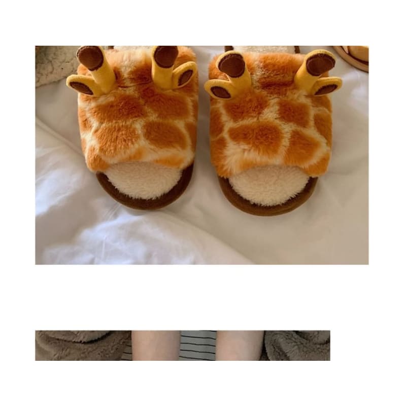 Giraffe Home Slippers