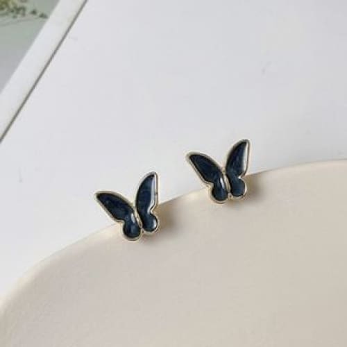 Glaze Alloy Earring (Various Designs) - 1 Pair - Stud