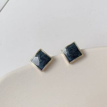 Glaze Alloy Earring (Various Designs) - 1 Pair - Stud