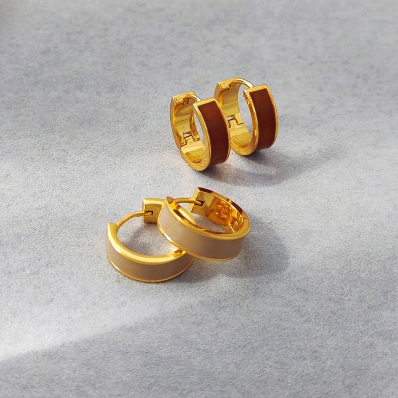 Glaze Huggie Earring