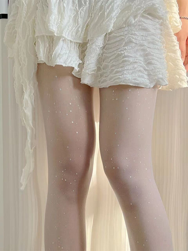 Glitter Bling Thin Tights - Tights