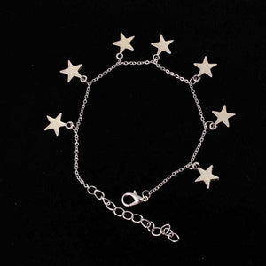 Glow - Up Star Ankle Chain - bracelet