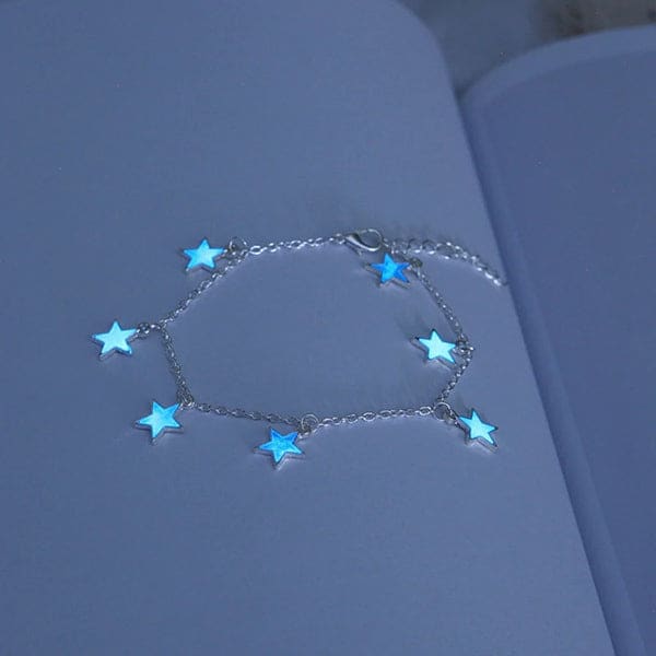 Glow - Up Star Ankle Chain - bracelet