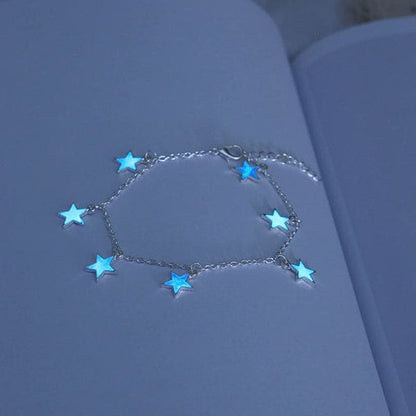 Glow - Up Star Ankle Chain - bracelet