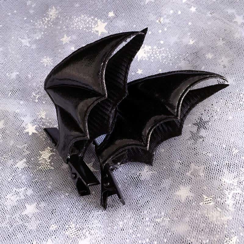 Gothic Bat Wings Moth Hair Clip Halloween Hair Accessory