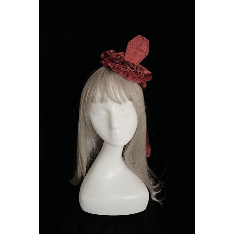 Gothic Blooding Rose Lolita Veil MK17738