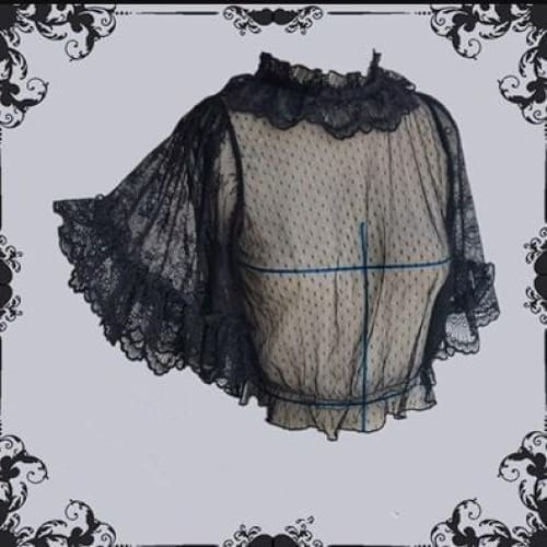 Gothic Lolita Corset Goth Blouse Skirt Set - S / Inner