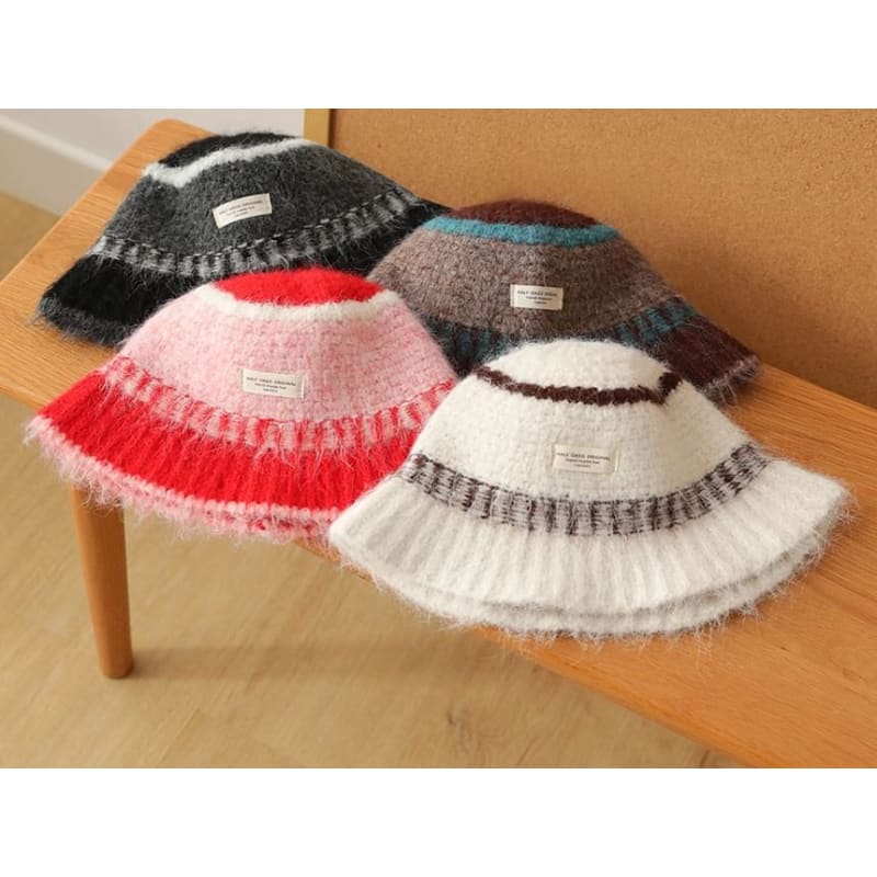 Gradient Knit Cloche Hat