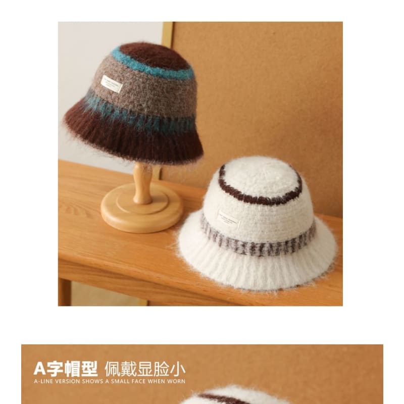 Gradient Knit Cloche Hat