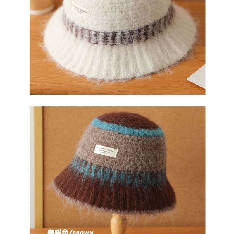 Gradient Knit Cloche Hat