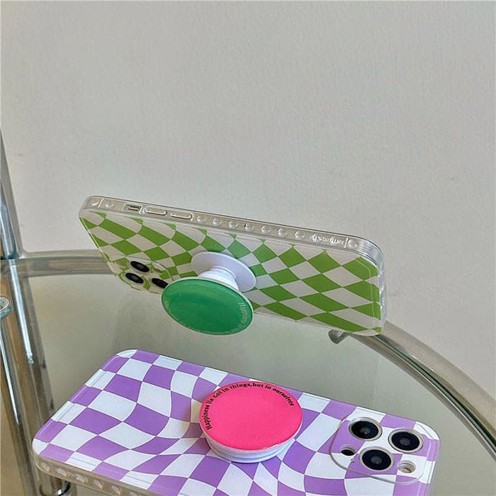 Green Checker iPhone Case - IPhone Case