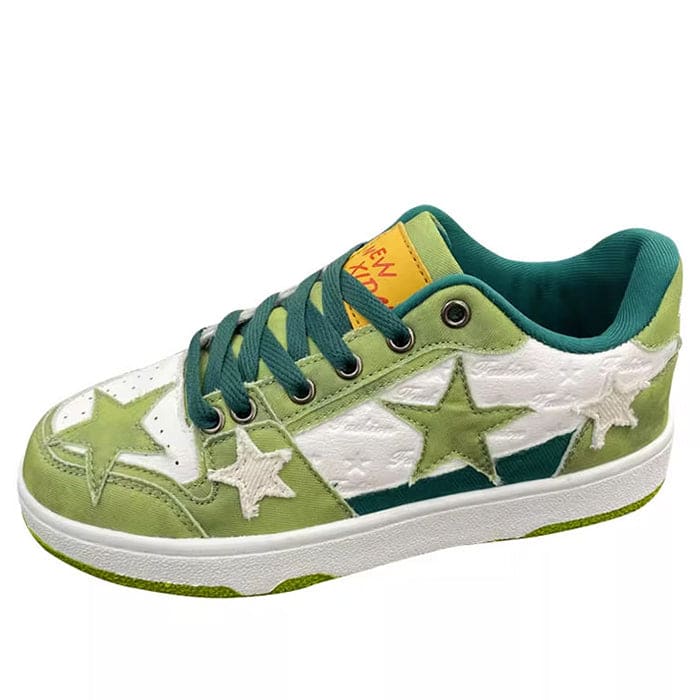 Green Star Sneakers - Sneakers