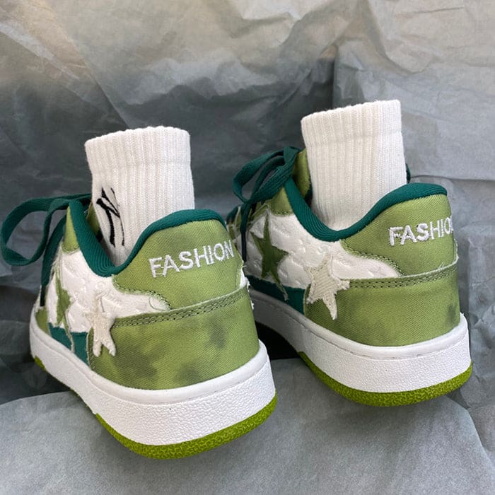 Green Star Sneakers - Sneakers