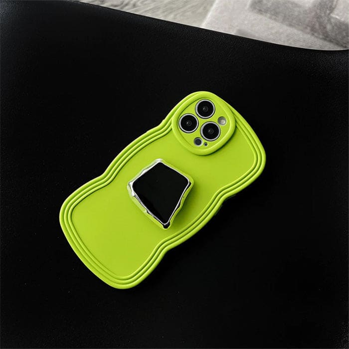 Green with Mirror iPhone Case - IPhone Case