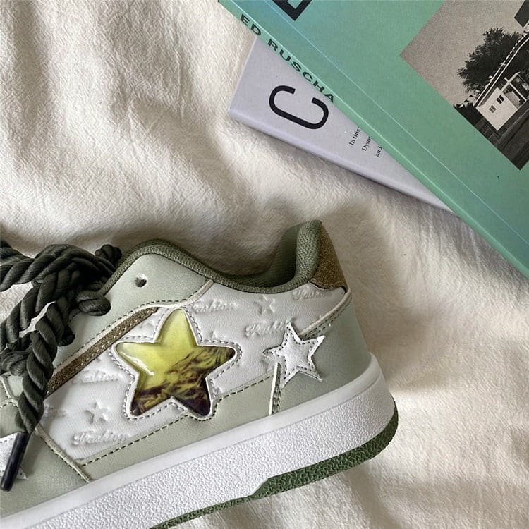 Grey Clear Star Sneakers - Sneakers