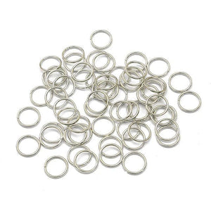 Hair Piercing Rings - 14mm/ 100pcs / Silver - Other